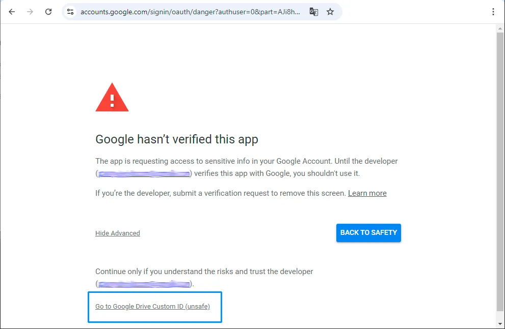Conecta Google Drive en Mipony: 5/7