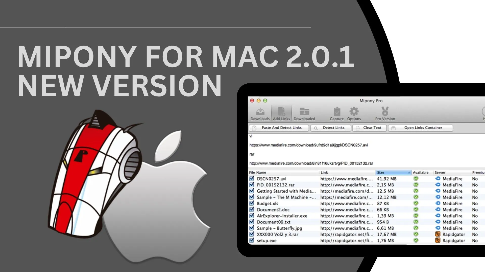 Mipony for Mac 2.0.1 is now available