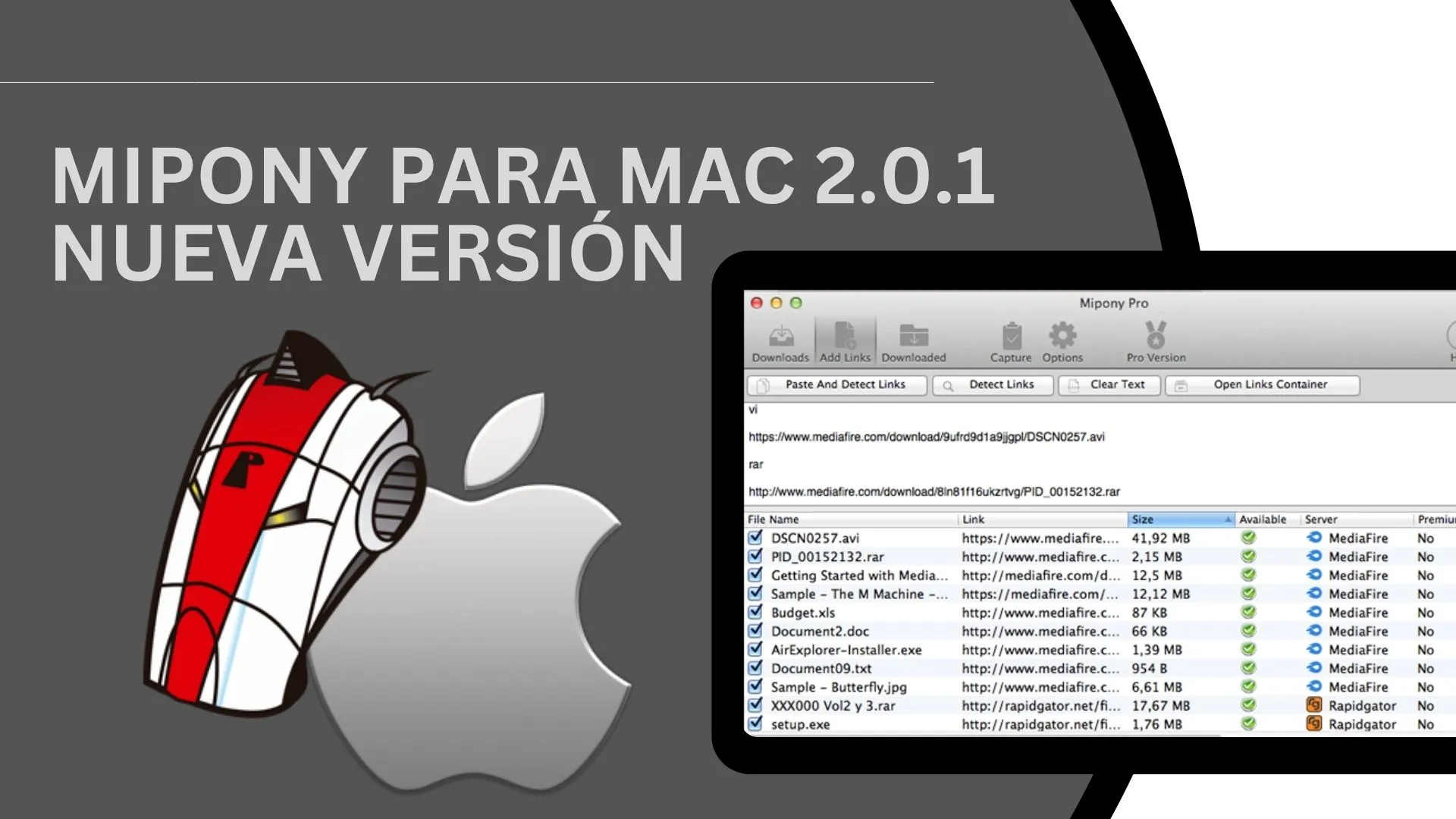 Mipony para Mac 2.0.1 ya está disponible