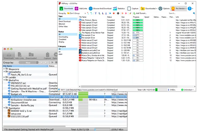Web Sites Database updated for Mipony