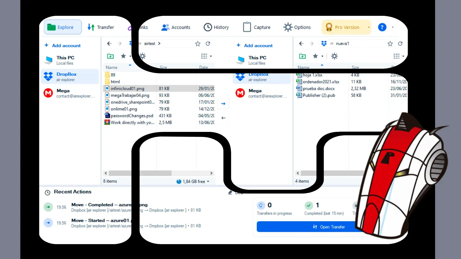 Cómo usar Mipony: conecta tu nube y realiza tu primera transferencia