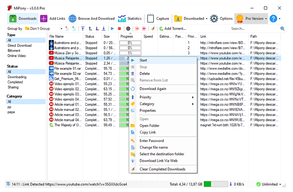 Mipony, descargate Bittorrents, descargas directas y videos de Youtube