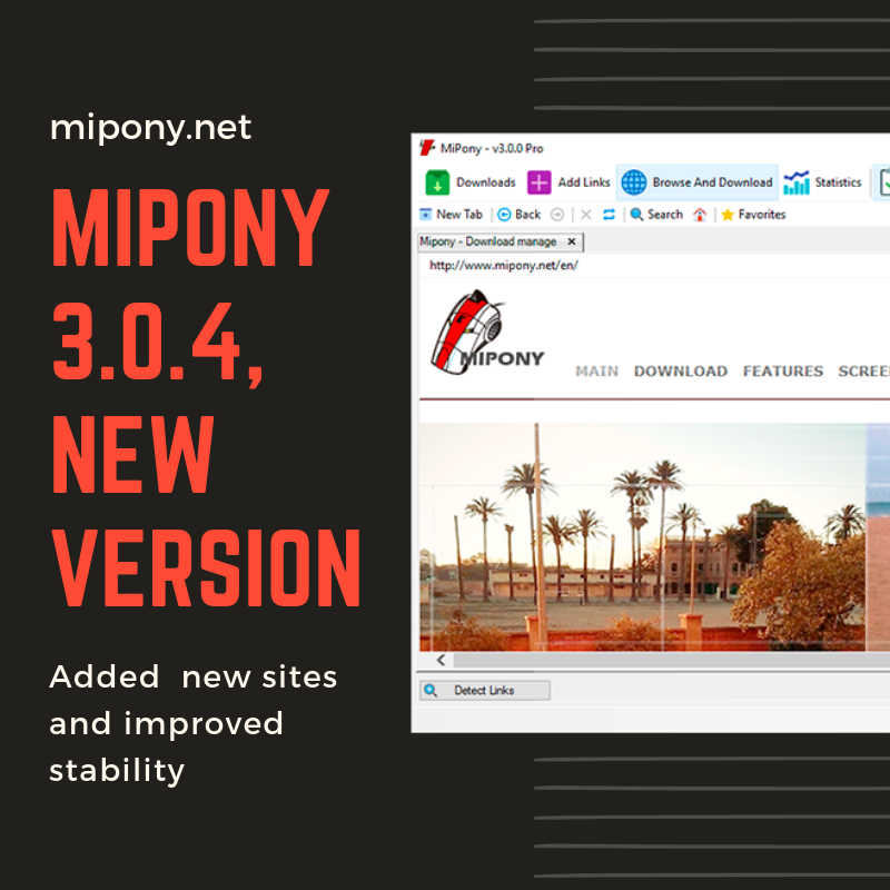 download the new version for apple Mipony Pro 3.3.0